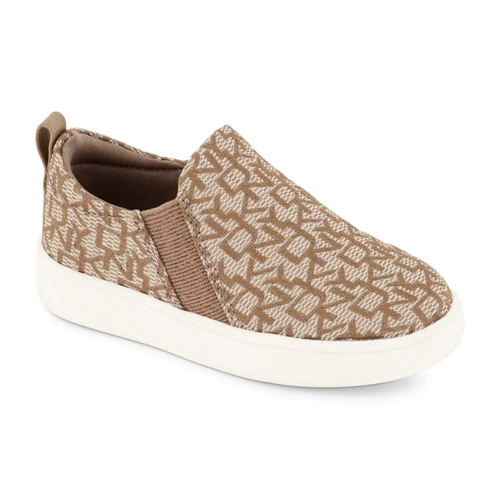 DKNY Toddler Girls Cam Gore Canvas Sneakers, Size 7/6